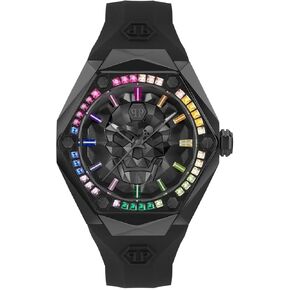 Philipp Plein Men's Watch Adalogue Quartz the $ Kull Spikes in Kuwait