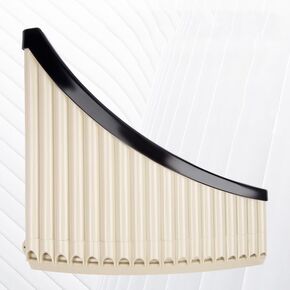 16/18 Pan Pipes Left Hand Resin Curved Pan Flute Beginners Performance (16 pipes black) in Kuwait