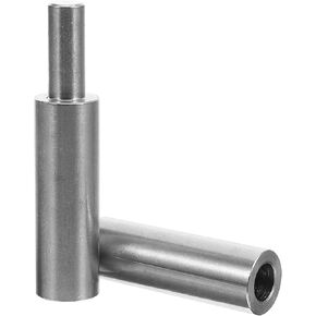 304 Stainless Metal Weldable Barrel Door Hinges Cylindrical Metal Attach-on Hinges 16mm X 100mm for Cabinet Doors, Gates, Trailers with Detachable Pin, Heavy-Duty Industrial in Kuwait