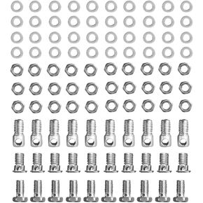 Bicycle 10 pcs of 3 Kinds Cable Regulator Clamp Blot Adjuster Lock Screw Nuts Wire Stop Washer Cable Anchor Bolt for Road Mountain Bike MTB Total 30pcs in Kuwait