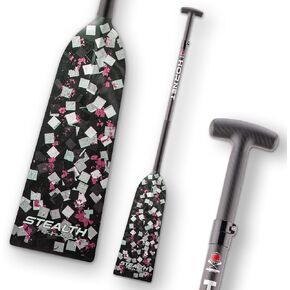 Hornet Watersports Dragon Boat Paddle - Stealth Pink - Adjustable Carbon Fiber Dragon Boat Paddle - IDBF Approved in Kuwait