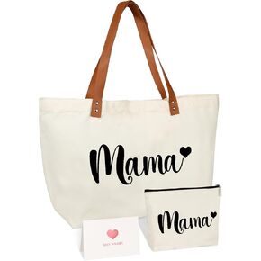 Mama Bag Tote New Mom Gifts, Mommy Bag for Hospital Shopping Beach Travel, Pregnancy Must Haves for Mom to Be, Baby Shower Gifts in Kuwait
