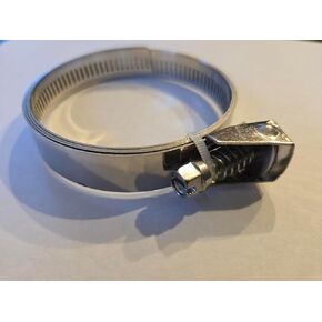 مشبك خرطوم سريع الفك للخدمة الشاقة، نطاق قابل للتعديل من 4 بوصة إلى 10 بوصة (102 مم - 254 مم) - 302 من الفولاذ المقاوم للصدأ - مشبك ترس دودي سريع التركيب in Kuwait