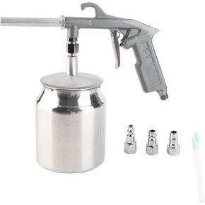 Sandblaster Tool Kit for Spraying and Professional Sand Blasting Tool with Aluminum Pot, Efficient 750cc Capacity for Polishing, Removal and Coating Applications in Kuwait