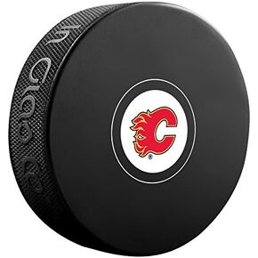 Sherwood Calgary Flames Official NHL Logo Souvenir Autograph Hockey Puck in Kuwait