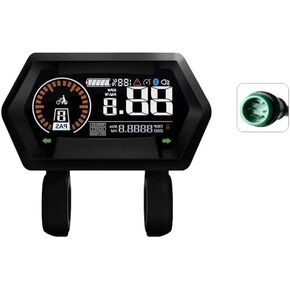 M9 دراجة كهربائية شاشة LCD متر 24V-72V E سكوتر لوحة مع UART للدراجات الكهربائية الجبلية الثلج LCD عداد السرعة عداد المسافات مقاوم للماء 5PIN استبدال الدراجة الكمبيوتر مؤشر ذكي in Kuwait