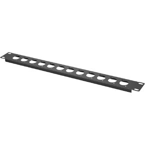 XLR Patch Panel XLR Patchbay 1U D Series Rack Panel 12 Connectors Punch-Out Component Panels Audio Rack Mount Panels for 19 in Sound,Mixer,Speakers,AV,Computer,XLR,HDMI Equipment Racks (1U12D) (1) in Kuwait