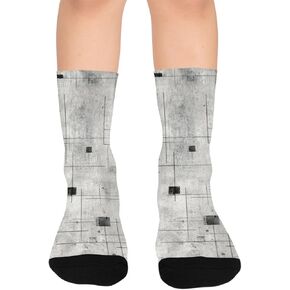 جوارب المشي لمسافات طويلة بطباعة جيري بسيطة - جوارب شتوية حرارية سميكة دافئة للأولاد والبنات للمدرسة، والارتداء اليومي والأنشطة الخارجية in Kuwait