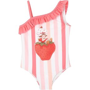 Strawberry Shortcake Girls One Piece Bathing Suit UPF 50+ Toddler to Big Kid Sizes (2T - 10-12) in Kuwait