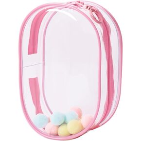 Clear Figure Display Bag with Keychain Blind Box Keychain Display Carrying Case Keychain Pouch Charms for Collectibles in Kuwait