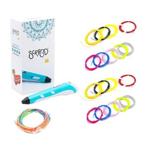 قلم SCRIB3D P1 ثلاثي الأبعاد - الحزمة الإبداعية المثالية مع خيوط بطول 230 قدمًا in Kuwait