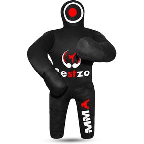 دمية Bestzo Kids MMA Grappling Dummy - مصارعة قماشية غير مملوءة وشريك تدريب BJJ للكاراتيه والجودو والملاكمة (48 بوصة) in Kuwait