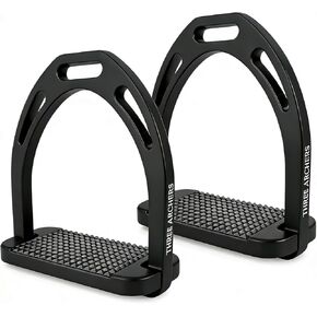THREE ARCHERS Stirrups for Horse Riding - Lightweight Premium Aluminum Safety Stirrups for Jumping & Dressage-Compatible with English Saddles in Kuwait