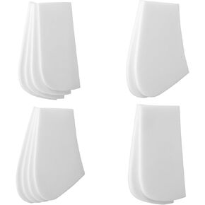 Shock-Absorbing Memory Foam Saddle Pad Inserts - Adjustable Fit for Horseback Riding Comfort, Equestrian Performance, 12-Pack White in Kuwait