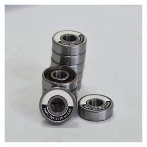 16 قطعة زلاجات سرعة مضمنة احترافية تحمل Si3N4 سيراميك أسود 608 محامل عالية المستوى in Kuwait