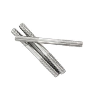 Double End Threaded Stud Screw Bolt M8 M10 M12 M16 304 Stainless Steel Double Head Bolt Threaded Rod Bolts Extended Length Screw(60mm,M10-1pcs) in Kuwait