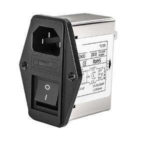 Filter 2C-3/6/10A-T with Fuse Light Switch 220V(2C-6A-T (003) Without Light) in Saudi Arabia