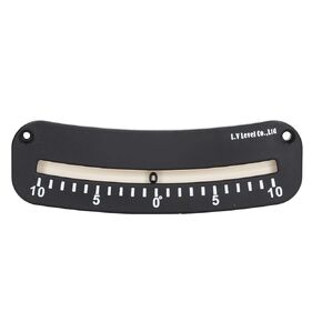 Generic Tube Clinometer, -10 to 0 to 10 Degree Clear Scale Mini Angle Inclinometer, Fixing Hole Inclinometer with Clear Scale, Ideal for Horizontal Micro Angle Test in Kuwait