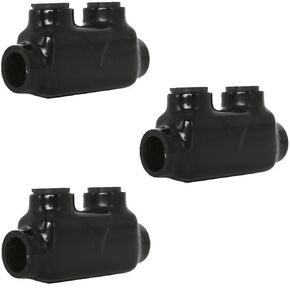 موصلات الأسلاك المعزولة DMNI - صنابير عروات موصل Polaris لنطاق الأسلاك 1/0-14 AWG - موصل مسمار مقسم من أسلاك الألومنيوم والنحاس مشقوق أو 3/16 بوصة (D1/0-1 حزمة من 4) in Kuwait