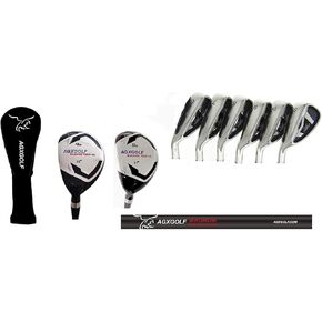 مجموعة مكاوي XS Tour Magnum لليد اليسرى للرجال مع # 4 و5 هجينة + نعل عريض 6 و7 و8 و9 مكاوي، إسفين رمي + إسفين رملي إضافي؛ طول عادي أو طويل، اختر Flex: USA Bilt in Kuwait