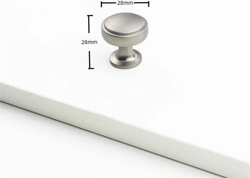 مقبض أثاث فضي لخزائن المطبخ ذات الأدراج ومقابض الأجهزة المنزلية قطعة واحدة (018-Silver) in Saudi Arabia