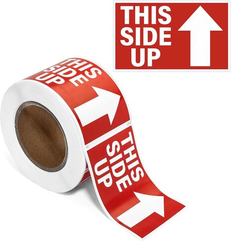 This Side Up 500 Labels per Roll 3"x5" by Sutter Signs in Kuwait