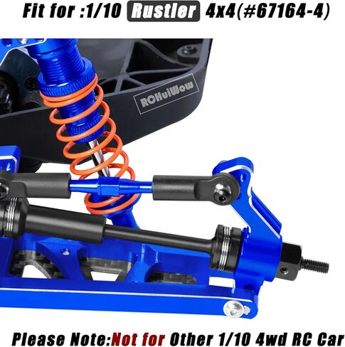RC Upgrades Part for 1/10 Rustler 4x4/Rustler 4x4 VXL,Suspension Arms,Caster Block,Steering Blocks,Rear Stub Axle Carriers,Shock Towers,Steering Block,Titanium in Kuwait