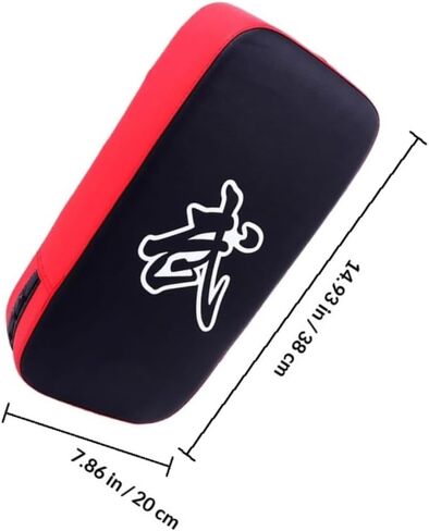Thickened Pu Kickboxing Foot Target Kick Shield Martial Arts Punching Hand Pad Boxing Training Equipment for Muay Thai and Taekwondo Sparring in Saudi Arabia