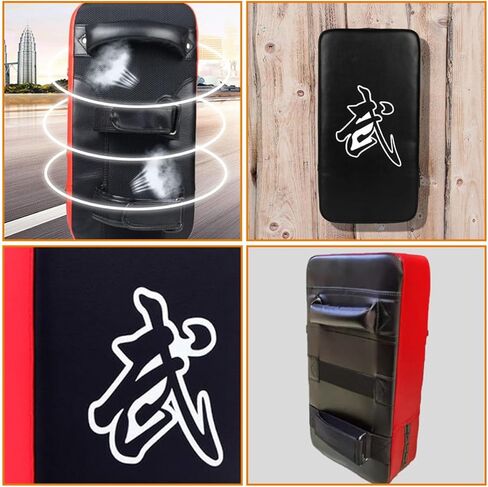 وسادة ساق سميكة من البولي يوريثان من Toyvian لحماية الجسم من الفنون القتالية وهدف تدريب الملاكمة مع حدود قرمزية لملاكمة الملاكمة التايلاندية والتايكوندو in Saudi Arabia