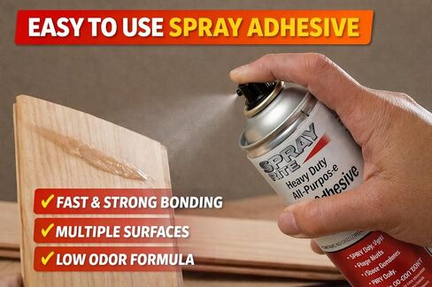 لاصق الرش الشاق في جميع الأغراض ، منخفضة الرائحة والماء ، SR12HD (علبة 1) in Kuwait