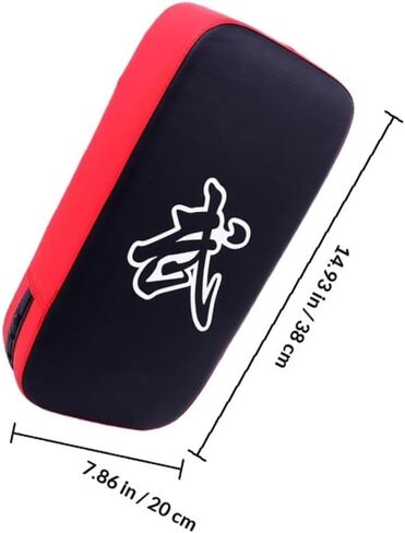 Balacoo Taekwondo Kick Pad and Boxing Kicking Strike Shield Pu Thickened Martial Arts Training Leg Pad for Muay Thai and Kickboxing Practice in Saudi Arabia