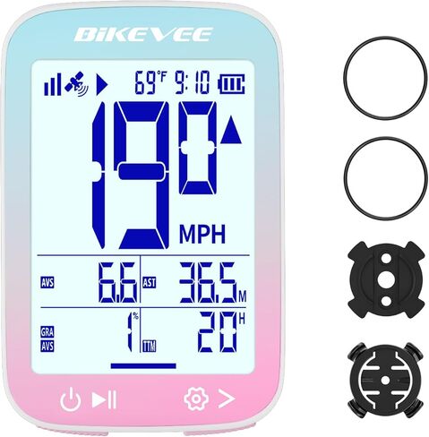 Wireless GPS Bike Computer, 2.4" Screen, 650mAh, IPX7 in Saudi Arabia