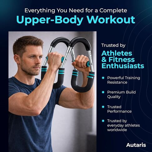 Advanced Twister Arm Trainer – Heavy 65–110 lbs Resistance Bar for Upper Body Strength – Chest, Arms, Shoulders & Back – High Intensity Home Gym Equipment with Non-Slip Foam Handles in Kuwait