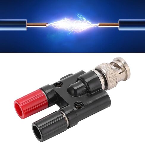 Marhynchus Double Connecting Column BNC Male to 4mm Binding Connector Post Adapter for Electricity Test in Saudi Arabia