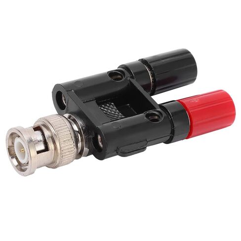 Marhynchus Double Connecting Column BNC Male to 4mm Binding Connector Post Adapter for Electricity Test in Saudi Arabia