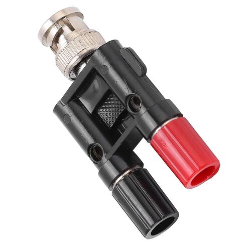 Marhynchus Double Connecting Column BNC Male to 4mm Binding Connector Post Adapter for Electricity Test in Saudi Arabia