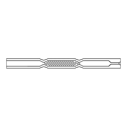 09224525 Varian 1078/1079 GC Inlet Liner, Sintered Glass Large Volume Injection, 5 mm Outside Diameter, 54 mm Height, 3.4 mm Inside Diameter (Pack of 25) in Saudi Arabia