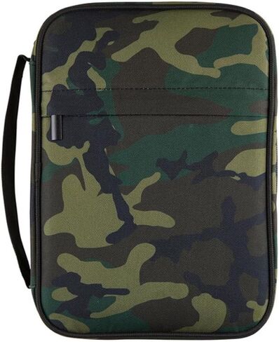 Creative Brands Gifts for Him Mens Bible Cover with Zipper & Carry Handle by Faithworks, 7 x 10-Inch, Camo in Kuwait