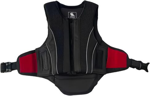 Adults Women Men Horse Riding Safety Vest Protector, Black Soft Thicken Equestrian Safety Vest,Bodyguard Protective Gear in Saudi Arabia