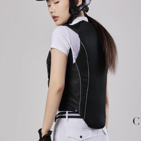 Adults Women Men Horse Riding Safety Vest Protector, Black Soft Thicken Equestrian Safety Vest,Bodyguard Protective Gear in Saudi Arabia