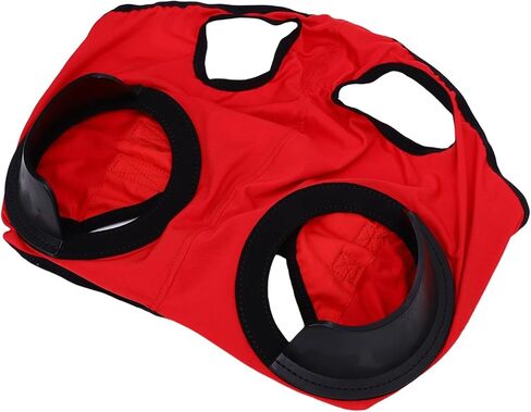 Red Horse Eye Blinder Cover, High Elasticity Breathable Anti Sand Horse Riding Blinker Eye Veil for Competition in Kuwait