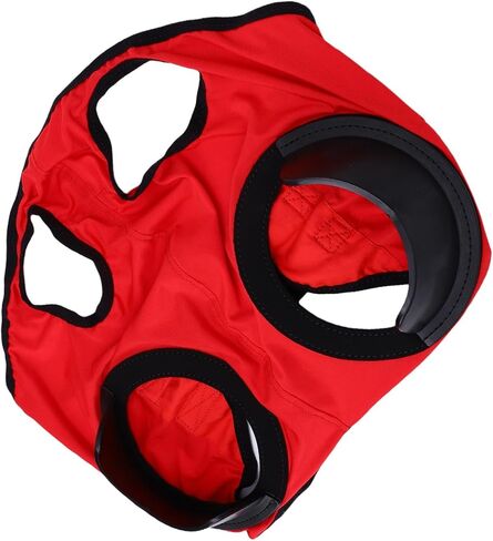 Red Horse Eye Blinder Cover, High Elasticity Breathable Anti Sand Horse Riding Blinker Eye Veil for Competition in Kuwait