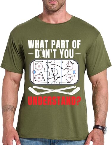 What Part of Hockey Don't You Understand? Ice Hockey Men Women T-Shirt Funny Ice Hockey Coach Player Fans T-Shirt in Saudi Arabia