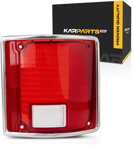 For Chevy Blazer Rear Tail Light Lens 1973-1991 Driver Side w/Chrome Trim GM2800122 | 5968329 in Kuwait