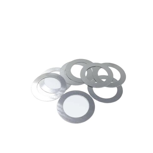 20 قطعة M8 رقيقة جدًا من الفولاذ المقاوم للصدأ غسالات ضبط الفجوة المسطحة DIN988(M8x10x0.3mm (20 قطعة)) in Kuwait