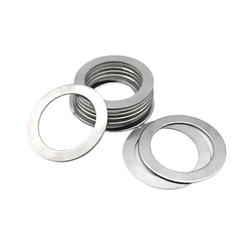 M18 Inner Diameter 304 Stainless Steel Washers Flat Gasket Ultra-Thin Adjusting Gap 22mm/25mm Outside DI(M18x22x0.1mm (30Pcs)) in Saudi Arabia
