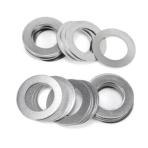 M16 /17/18 /19 DIN988 SUS304 Stainless Steel Adjusting Shim Washers Ultra-Thin Plain Washer(30Pcs M19x26x0.3) in Saudi Arabia