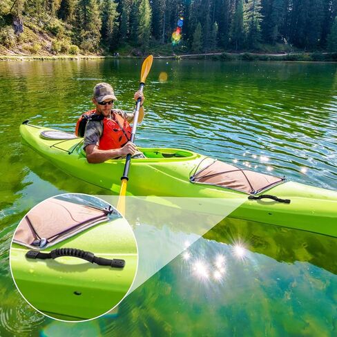 Soulchen 2 Sets Kayak Carry Handle Kayak Grab T-Handle Set Heavy Duty Plastic Nylon Construction Comfortable Grip, Suitable for Freshwater & Saltwater Water Sports in Saudi Arabia