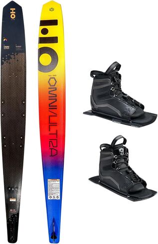 HO Sports Omni Ultra Black Waterski w/Double Stance Ultralite Boots in Saudi Arabia