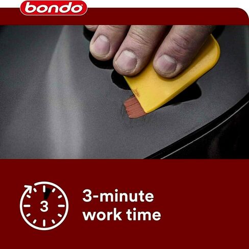 Bondo Scratch & Rock Chip Repair Kit, Paintable - Permanent - Non-Shrinking Repair in Less Than One Hour, 1 Kit in Kuwait